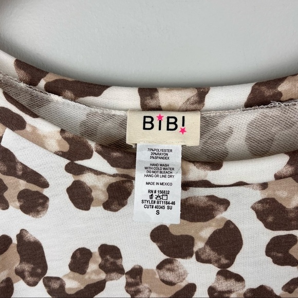 BiB! Leopard Print Supersoft Sweatshirt - Picture 4 of 4
